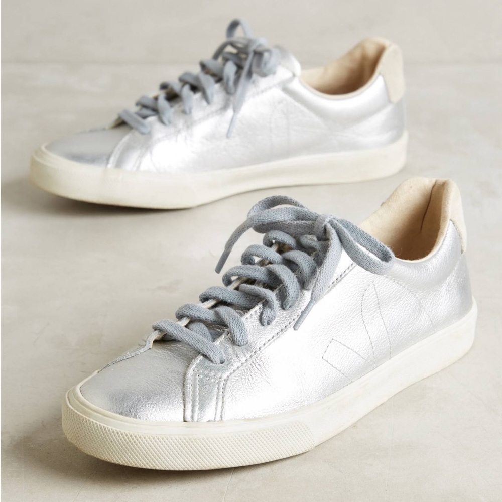 Silver Veja Mercury Sneakers Size 9